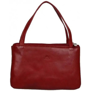 Tony Perotti Porte monnaie à fermoir / mini sac cuir vintage Rouge