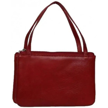 Tony Perotti Porte monnaie à fermoir / mini sac cuir vintage Rouge
