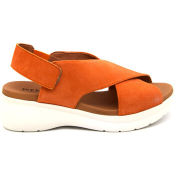 Chaussures Femme Tênis casual POLO Big CLASSICA Weekend 12225 Orange