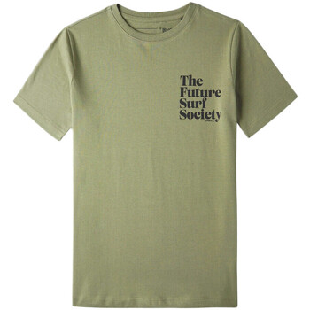 Vêtements Garçon T-shirts manches courtes O'neill 4850042-16011 Vert
