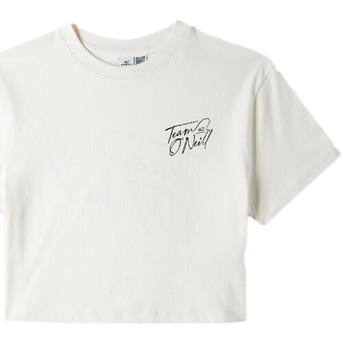 Vêtements Fille T-shirts manches courtes O'neill 3850071-11010 Blanc