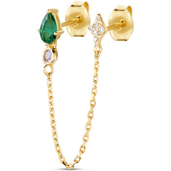 Montres & Bijoux Femme Boucles d'oreilles Agatha Ruiz de la Prada rosa Piercing puce  Astral chaîne - doré vert Jaune