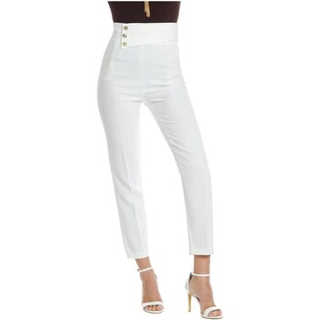 Vêtements Femme Pantalons 5 poches Relish CIBELES Blanc