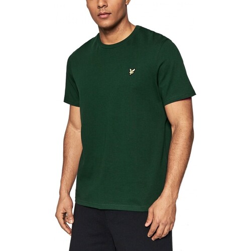 Vêtements Homme T-shirts & Polos Lyle & Scott T-shirt vert fonc Vert