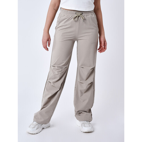 Vêtements Femme Pantalons Gilets / Cardigans Pantalon F244210 Beige