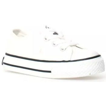 Chaussures Fille Baskets mode Naturino BASKETS TOILE  WHITE Blanc