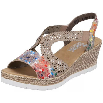 Chaussures Femme Sandales et Nu-pieds Rieker Sandales 61916 Multicolore