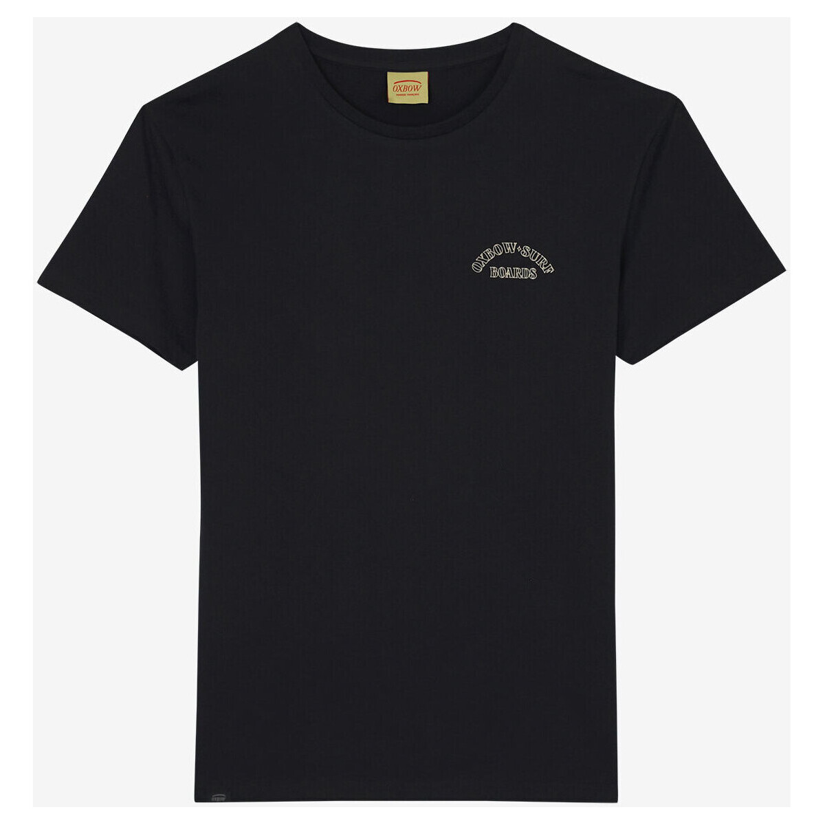 Vêtements Homme T-shirts manches courtes Oxbow Tee shirt manches courtes graphique TOMANA Noir
