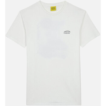 Vêtebruin Homme T-shirts manches courtes Oxbow Tee shirt manches courtes graphique TEARII Blanc