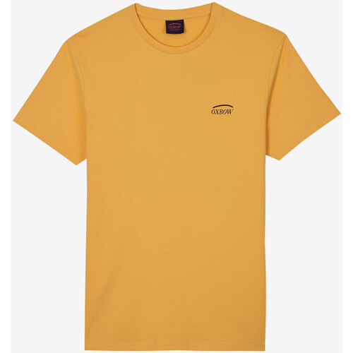 Vêtements Homme Paniers / boites et corbeilles Oxbow Tee shirt manches courtes graphique TEARII Orange