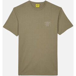 Vêtements Homme T-shirts manches courtes Oxbow Tee shirt manches courtes graphique TOTEM Vert