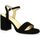 Chaussures Femme Sandales et Nu-pieds Pao Nu pieds cuir velours Noir