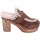 Chaussures Femme Sandales et Nu-pieds Mou EY649 Marron