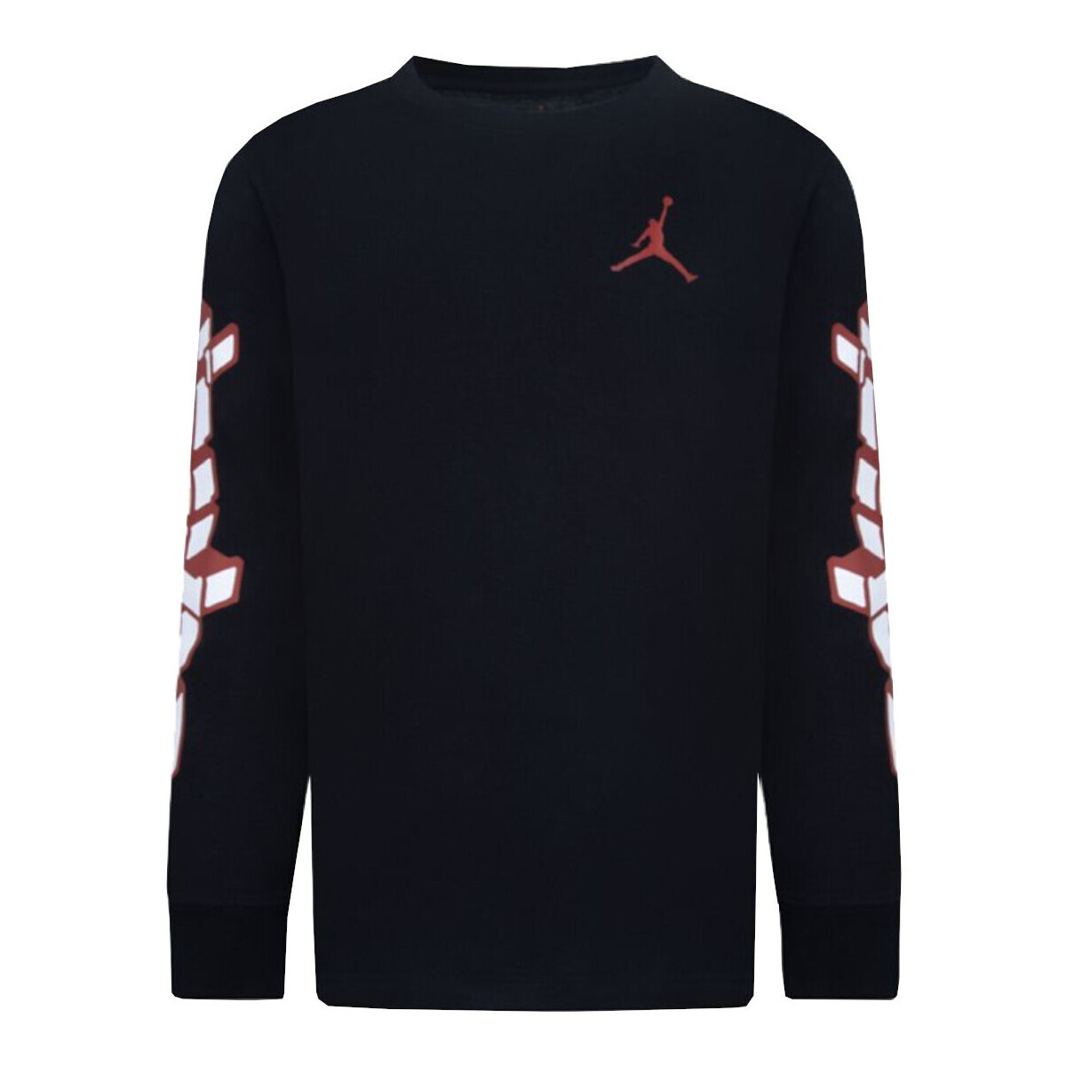 Vêtements Garçon T-shirts manches longues Nike 95C902 Noir