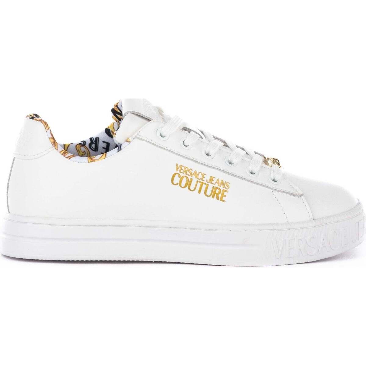 Chaussures Femme Baskets basses Versace Jeans Couture Court 88 Blanc