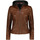 Vêtements Femme Vestes en cuir / synthétiques Oakwood KENDRA 1 COGNAC 507 Marron