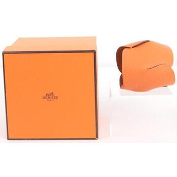 Hermès Paris Bracelet en cuir Orange