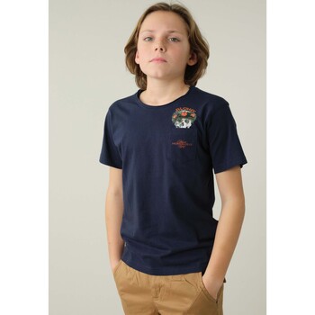 Vêtements Garçon T-shirts & Polos Deeluxe T-Shirt MAHINA Bleu
