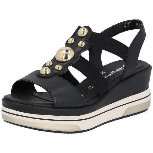 Chaussures Femme Sandales et Nu-pieds Remonte D1P52-02 Noir