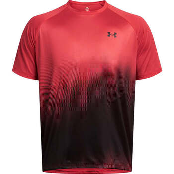 Vêtements Homme Chemises manches courtes Under Armour Scarpa UA Tech Fade SS Rouge