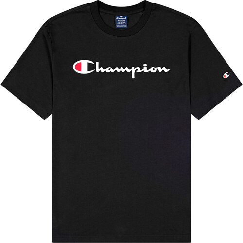 Vêtements Homme T-shirts manches courtes Champion American Classics tee Noir