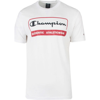 Vêtements Homme Polos manches courtes Champion Graphic Shop tee Blanc