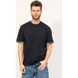 Vêtements Homme T-shirts & Polos EAX - T-shirt coupe classique avec bande logo Bleu
