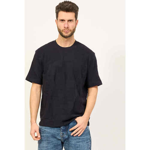 Vêtements Homme T-shirts & Polos EAX T-shirt coupe classique pour homme Armani Bleu