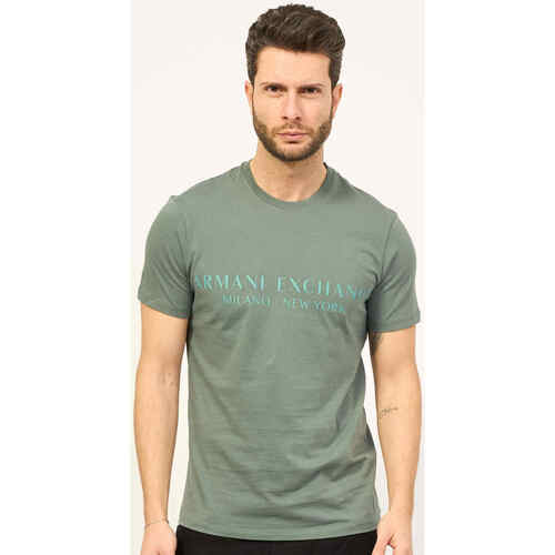 Vêtements Homme T-shirts & Polos EAX t-shirt en jersey coupe régulière Vert