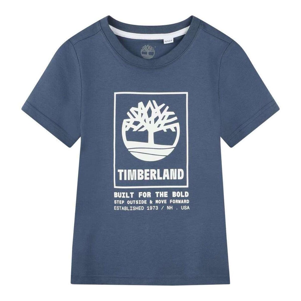 Vêtements Garçon T-shirts manches courtes women Timberland 163472VTPE24 Bleu