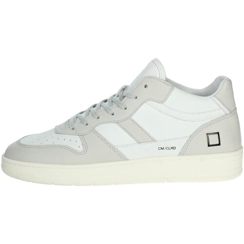 Chaussures Homme Baskets montantes Date M391-CD-CO-WY Blanc
