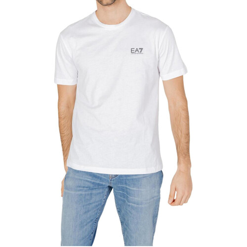 Vêtements Homme T-shirts manches courtes Emporio Armani EA7 8NPT18-PJ02Z Blanc