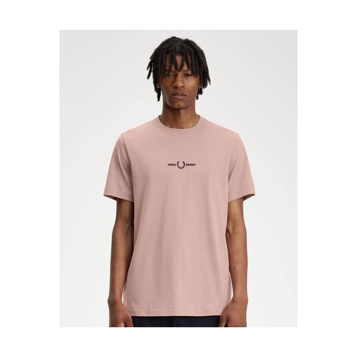 Vêtements Homme T-shirts manches courtes Fred Perry M4580 Rose