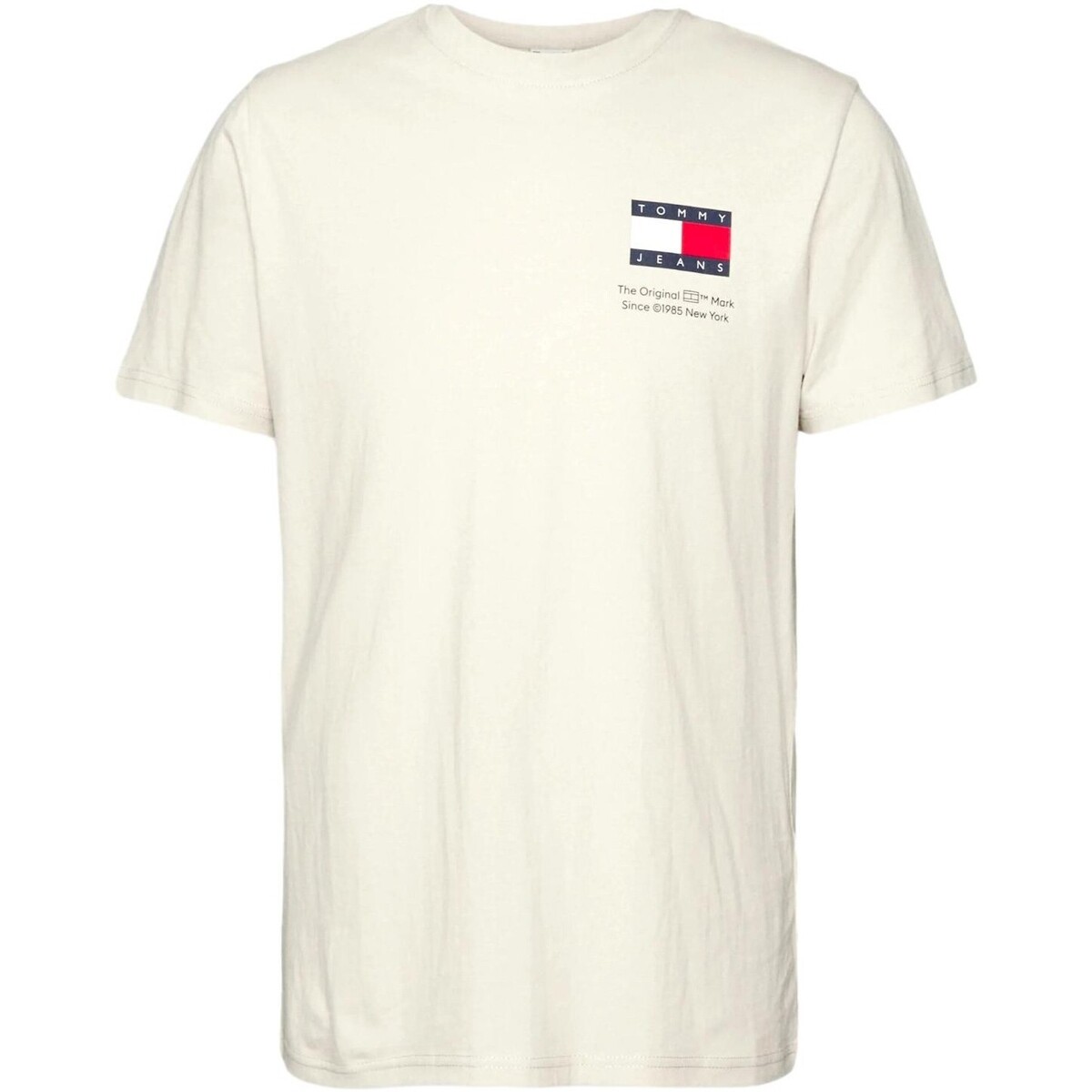 Vêtements Homme T-shirts manches courtes Tommy Jeans CAMISETA HOMBRE ESSENTIAL FLAG DM0DM18263 Beige