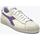 Chaussures Femme Baskets mode Diadora Game Low Waxed Blanc Violet 