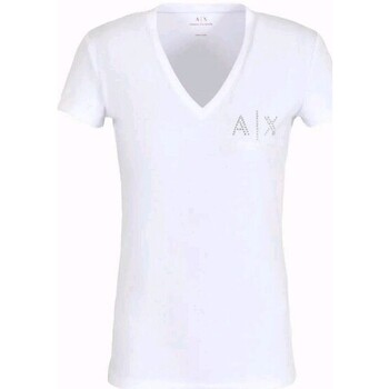 Vêtements Femme Débardeurs / T-shirts sans manche EAX 3DYT62 YJCTZ Blanc