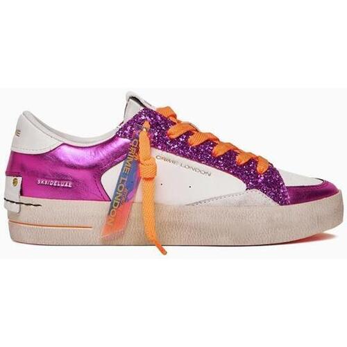 Chaussures Zoom Baskets mode Crime London 27106 Fuxia 