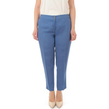 Vêtements Femme Pantalons 5 poches Persona By Marina Rinaldi 24131310326 Bleu