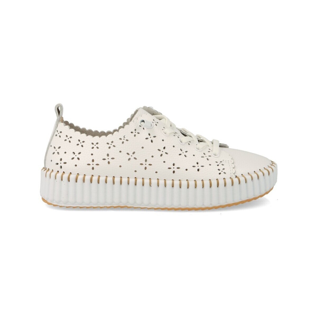 Chaussures Femme Baskets mode The Happy Monk  Blanc