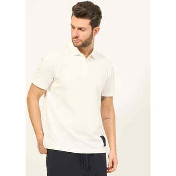 Vêtements Homme T-shirts & Polos EAX Polo AX coupe classique avec patchs contrastés Blanc