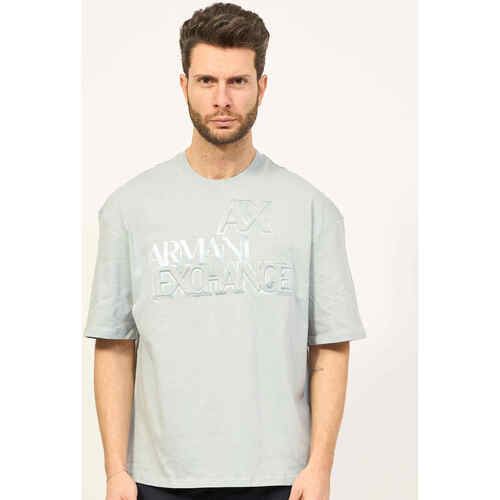 Vêtements Homme T-shirts & Polos EAX T-shirt coupe classique en jersey avec imprimé Gris