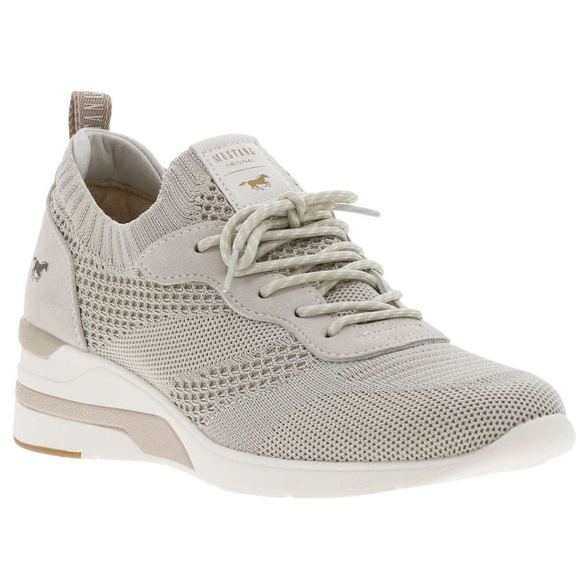 Chaussures Femme Baskets basses Mustang 1378304 Blanc