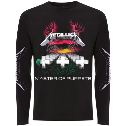 Vêtements T-shirts manches longues Metallica Master Of Puppets Noir
