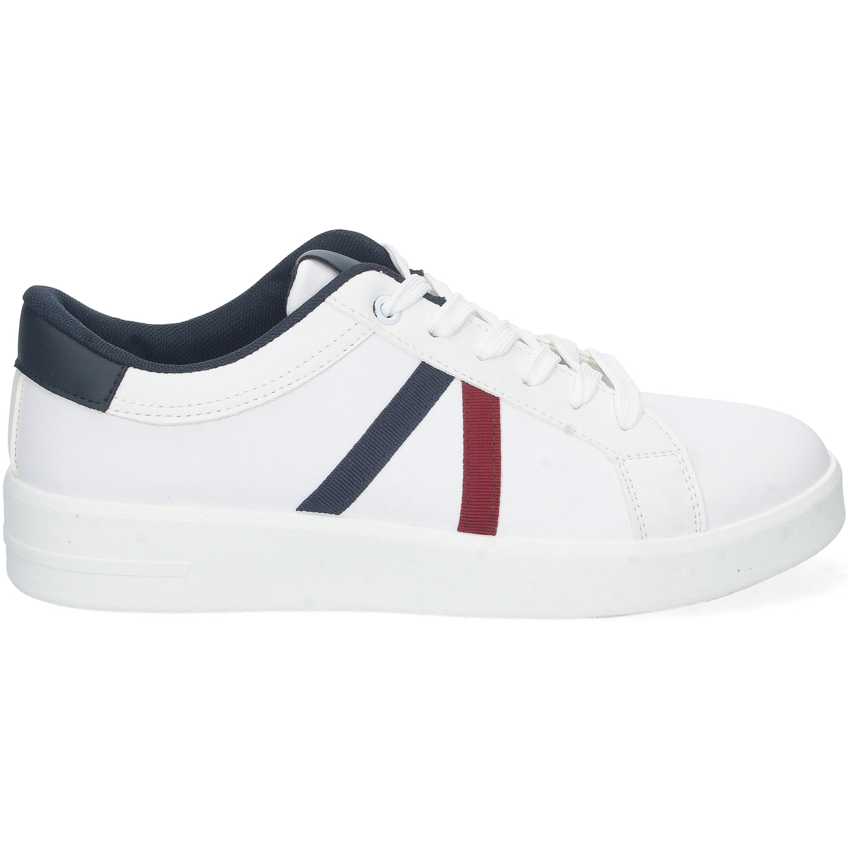 Chaussures Homme Baskets mode Nobrand Sneaker Plate à Lacets Blanc