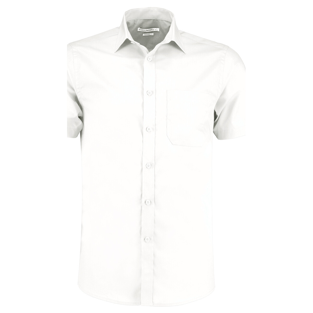 Vêtements Homme Chemises manches courtes Kustom Kit KK141 Blanc