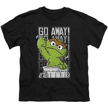 Vêtements Enfant T-shirts manches courtes Sesame Street Go Away Noir