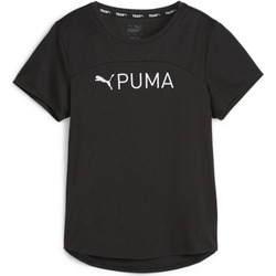 Vêtements Femme Chemises / Chemisiers Puma FIT LOGO ULTRABREATHE TEE Noir