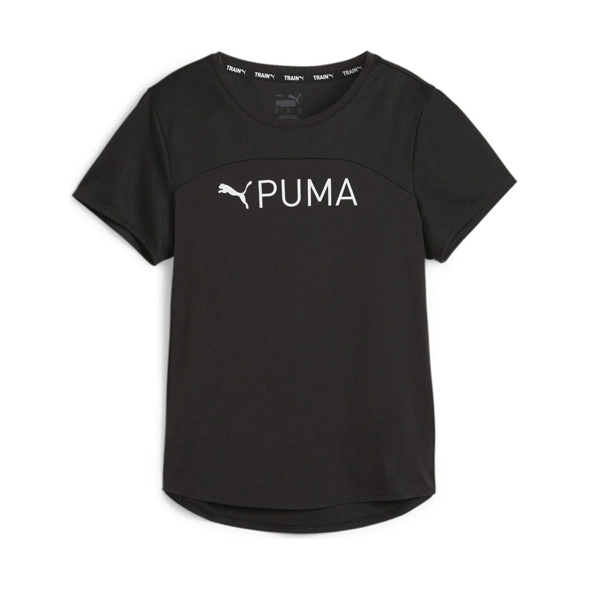 Vêtements Femme Chemises / Chemisiers Puma FIT LOGO ULTRABREATHE TEE Noir