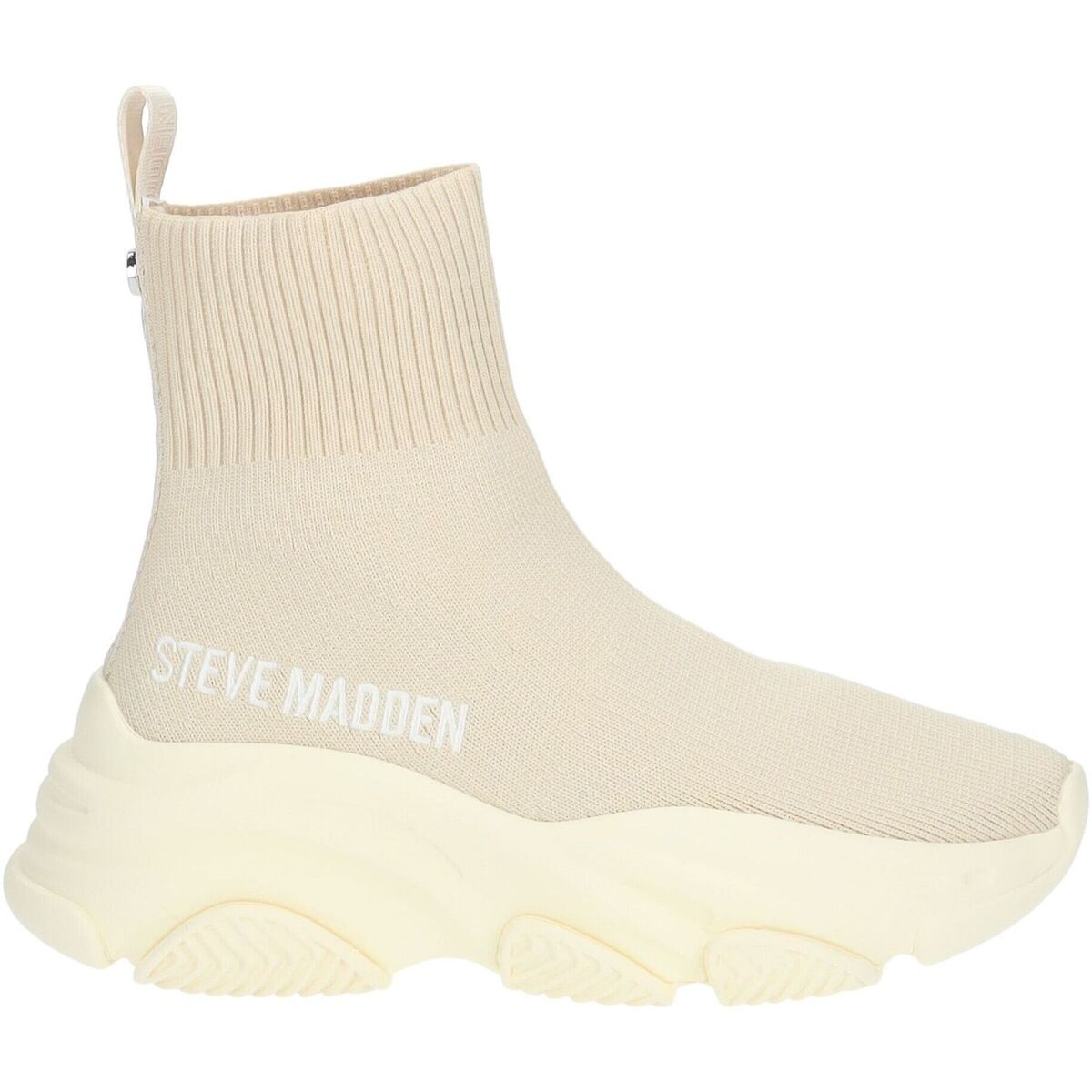 Chaussures Femme Baskets montantes Steve Madden Sneaker Schuhe Blanc