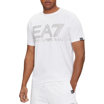 Vêtements Homme T-shirts manches courtes Emporio Armani EA7 3DPT37-PJMUZ Blanc